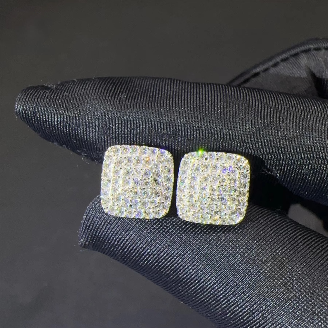Cluster Diamond Earings
