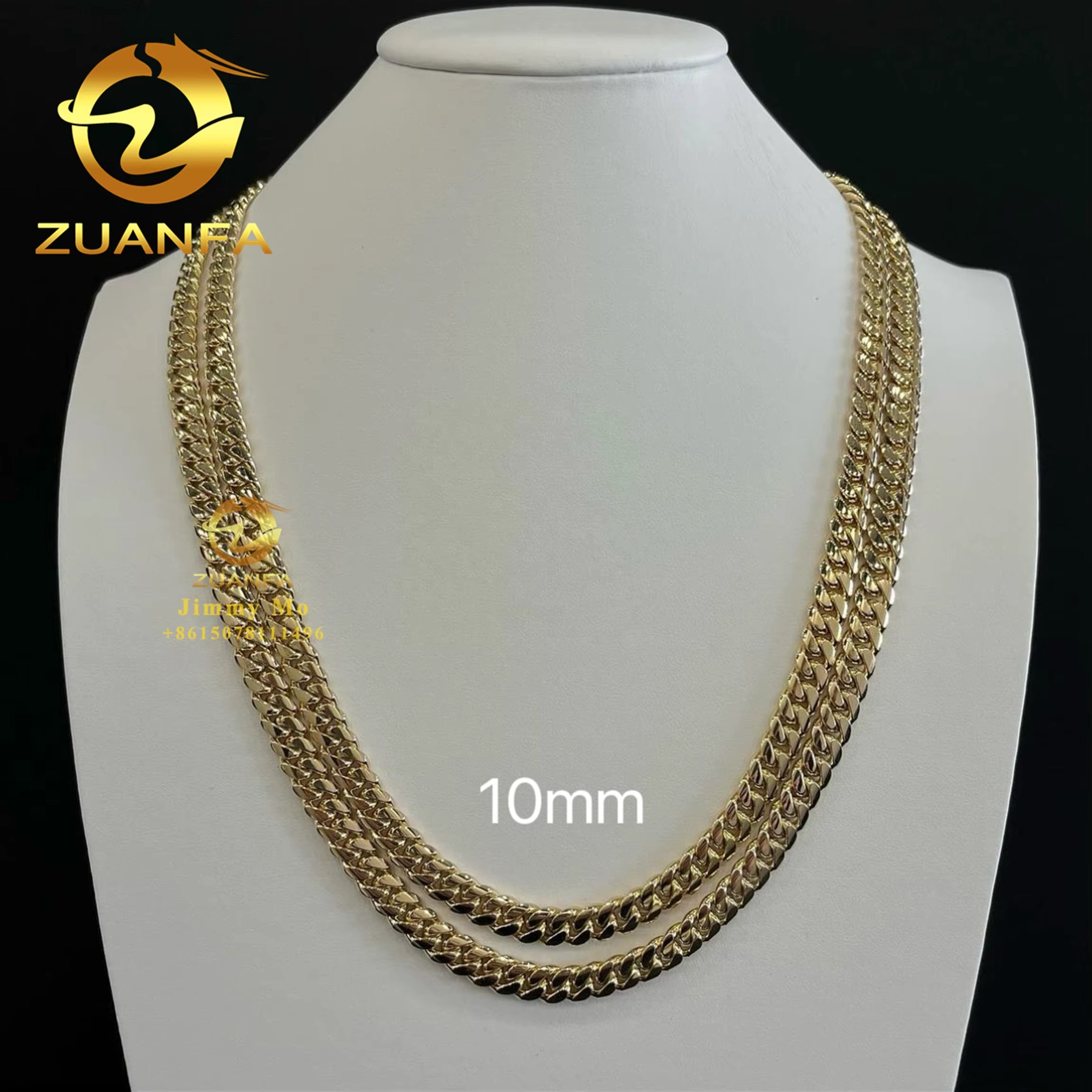 18K Gold Miami Cuban Link Chain 12mm – Dr.Moissy
