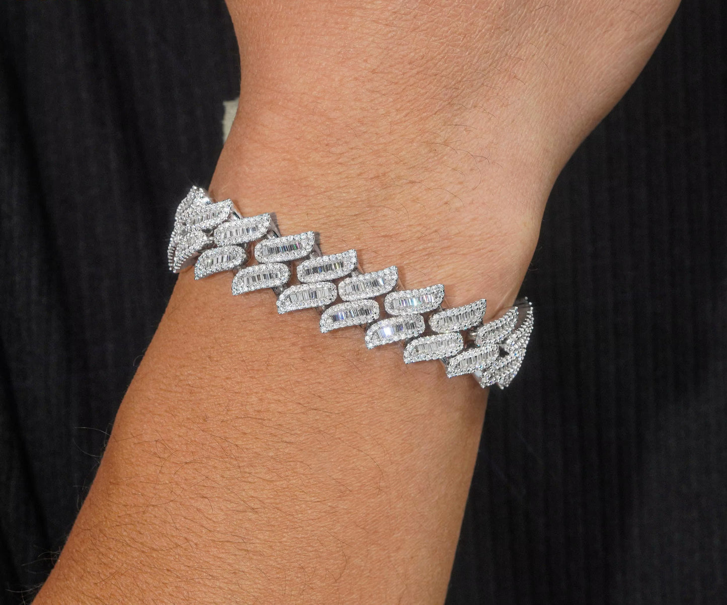 Baguette Cuban Bracelet