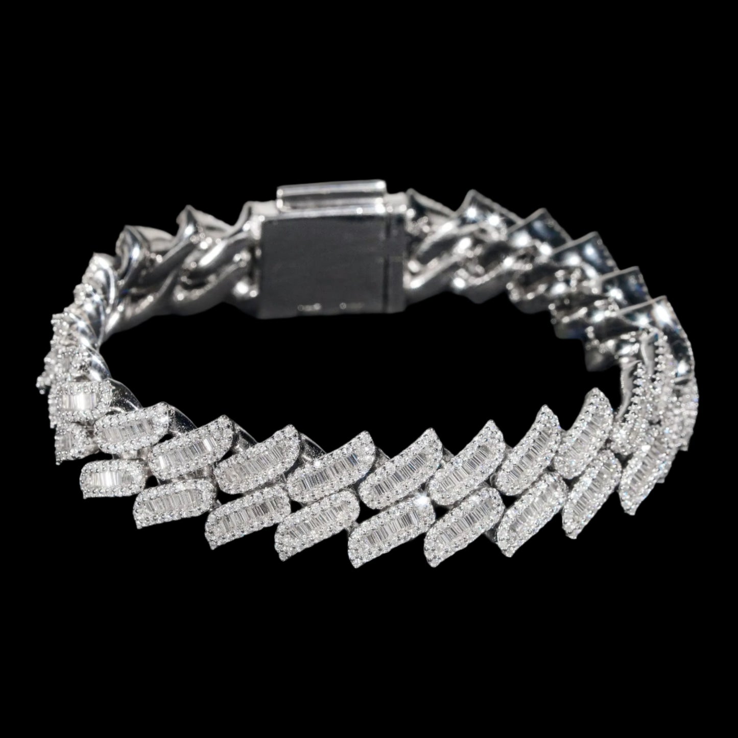 Baguette Cuban Bracelet