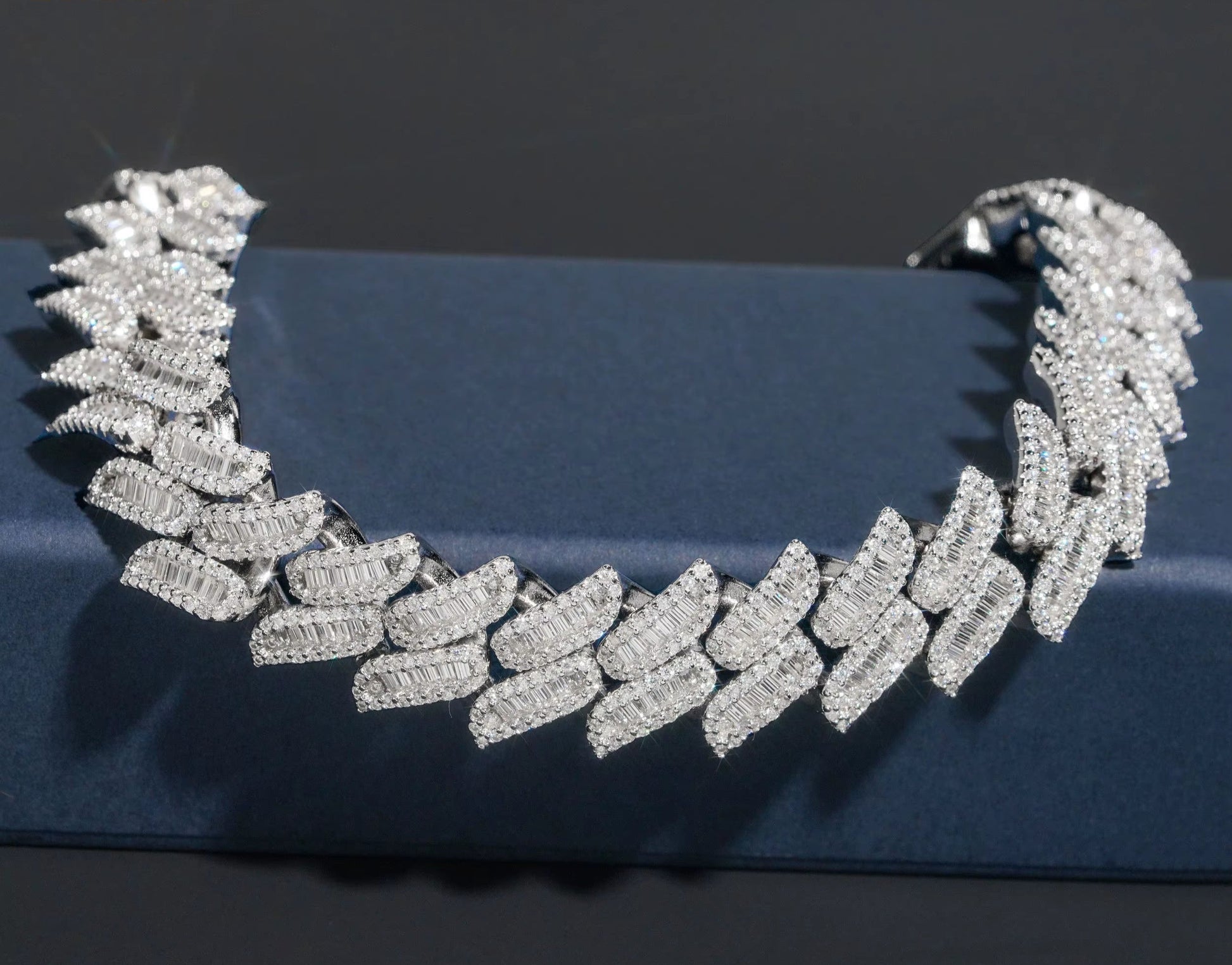 Baguette Cuban Bracelet