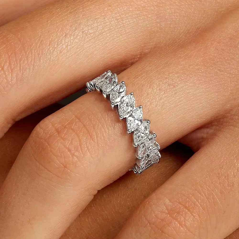 Marquise Cut Eternity Ring