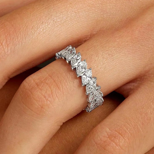 Marquise Cut Eternity Ring
