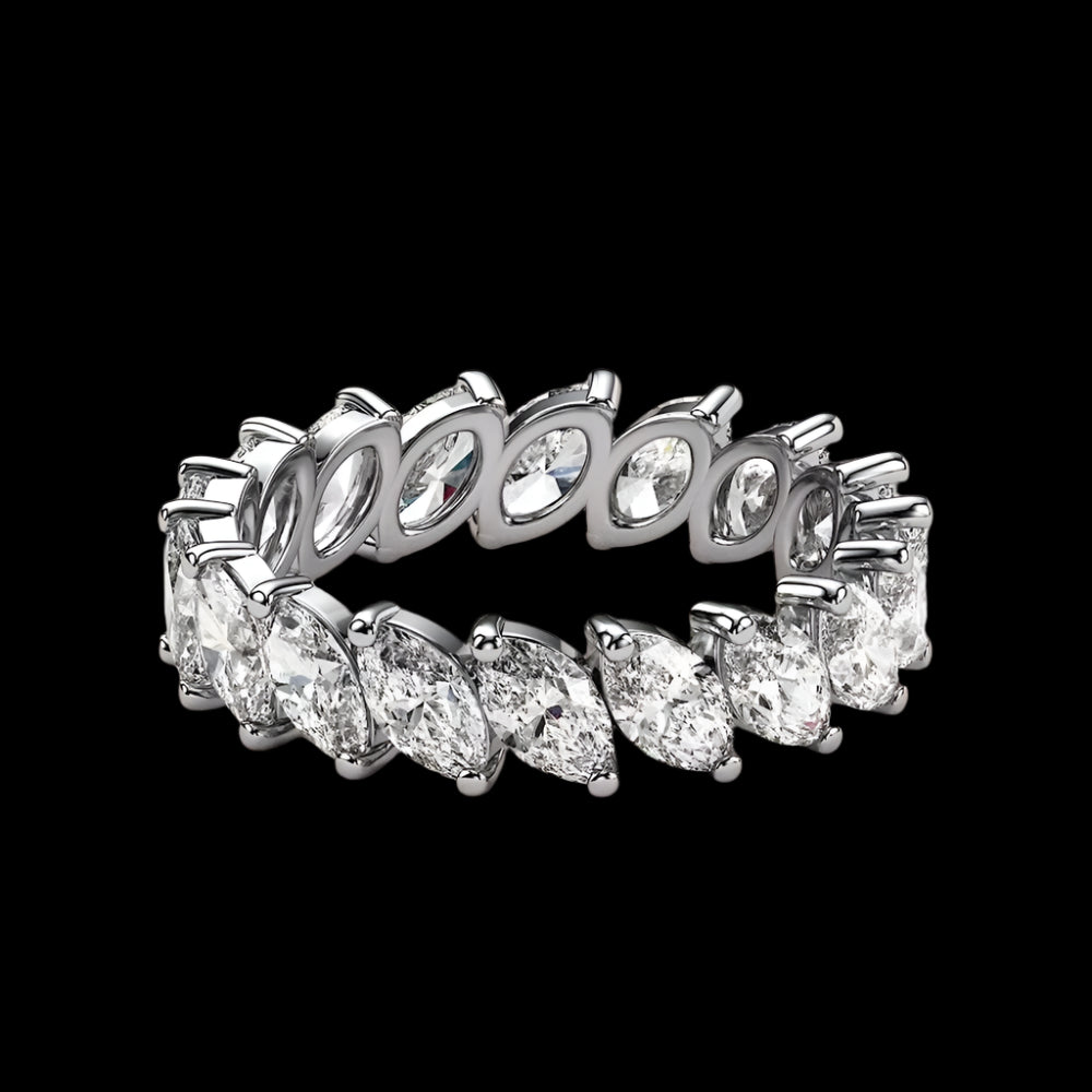 Marquise Cut Eternity Ring