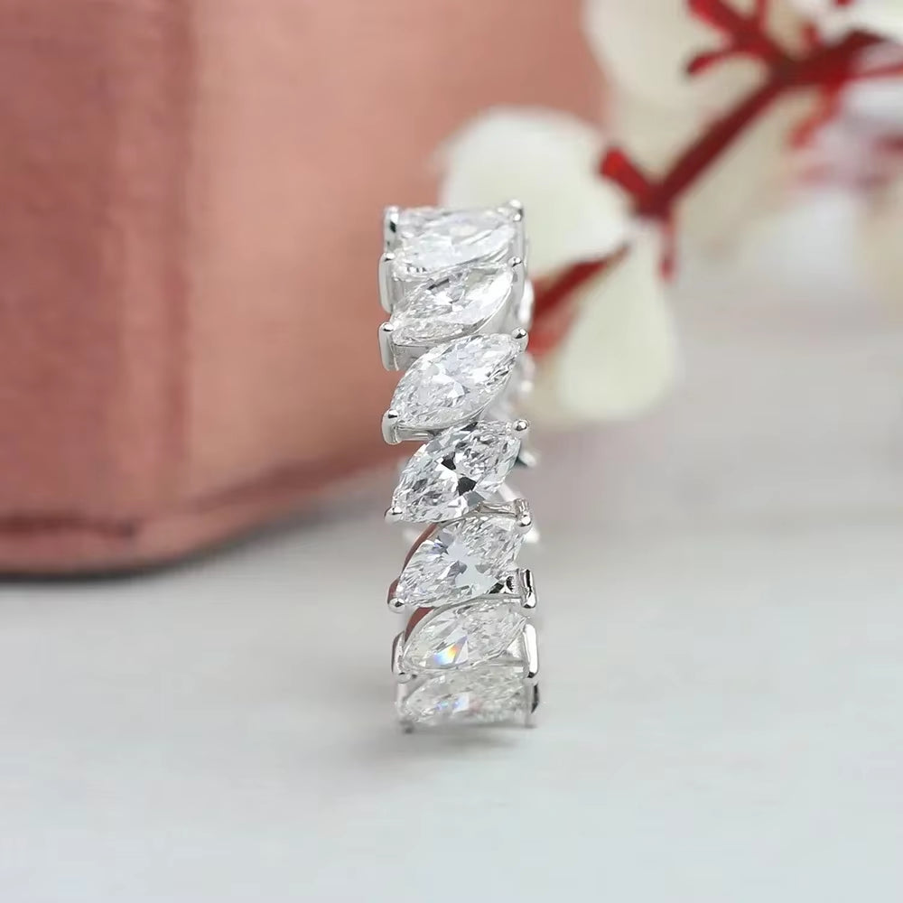 Marquise Cut Eternity Ring
