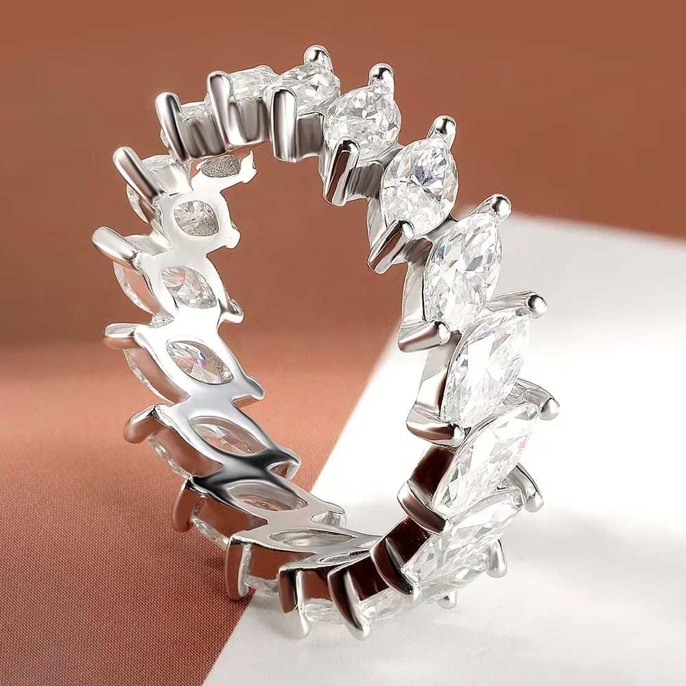 Marquise Cut Eternity Ring